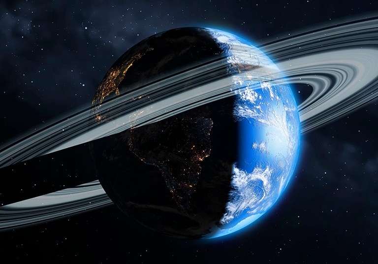 Trai Dat co the tung co vanh dai giong Sao Tho? hinh anh