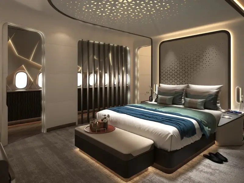 Ben trong may bay chi danh cho nhung nguoi giau nhat the gioi hinh anh