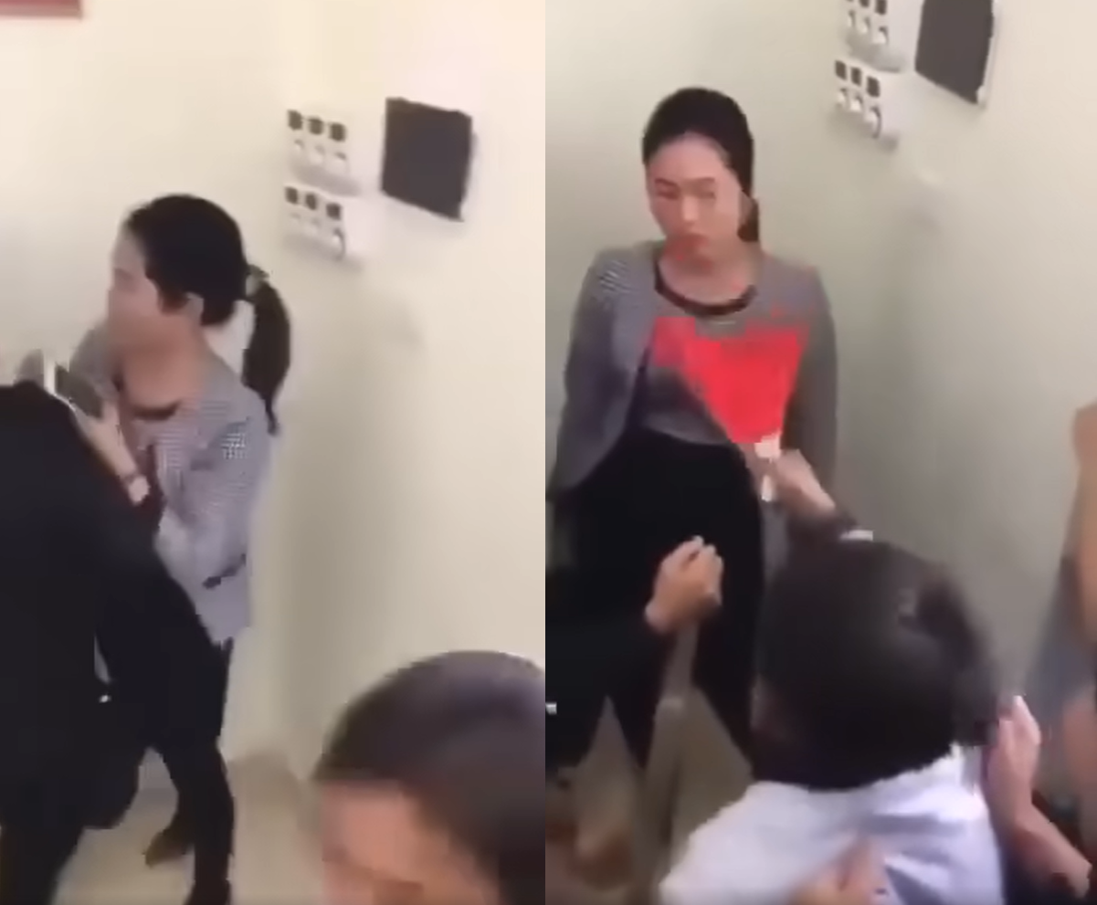 hoc sinh chui giao vien anh 2