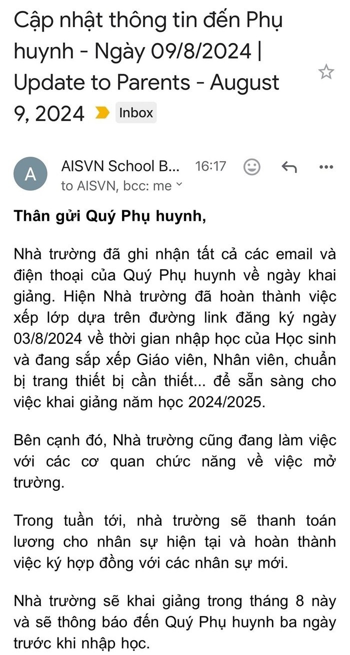 aisvn bi cam tuyen sinh anh 1