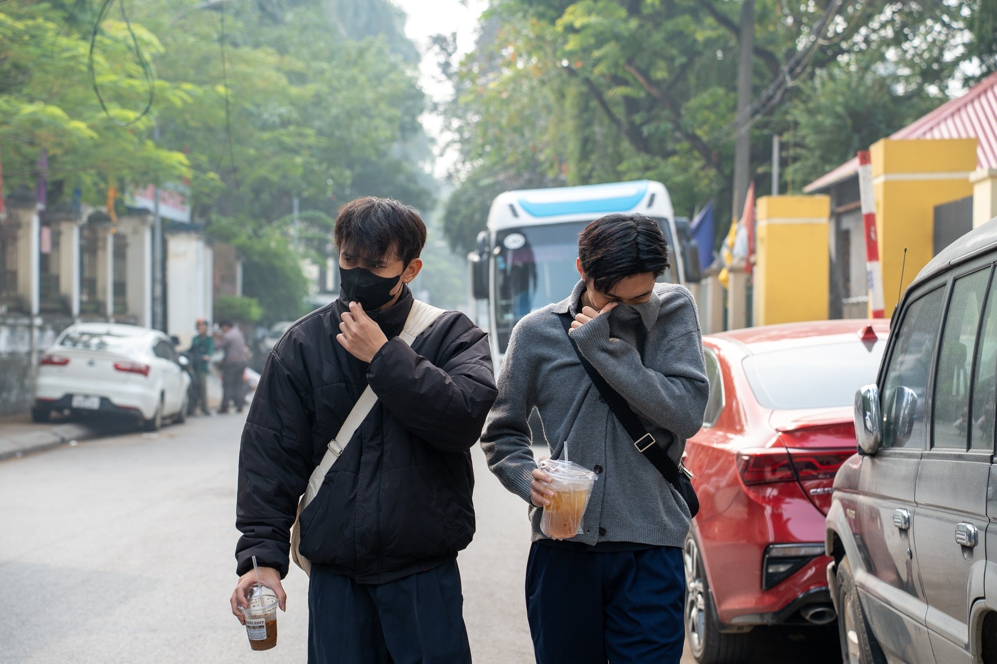 DH Bach khoa Ha Noi o nhiem khong khi nghiem trong hinh anh