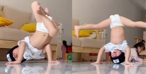 Be trai 4 tuoi nhay hiphop dieu luyen nhu nguoi lon hinh anh