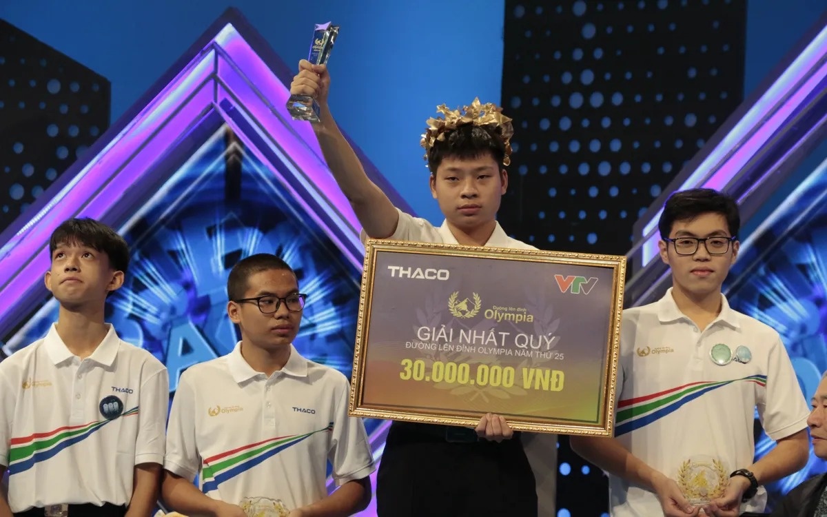 Ngoi truong 3 nam lien tiep co hoc sinh vao chung ket Olympia hinh anh