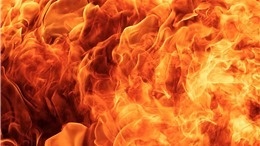 Chay no tai mot kho dau cua Nga hinh anh