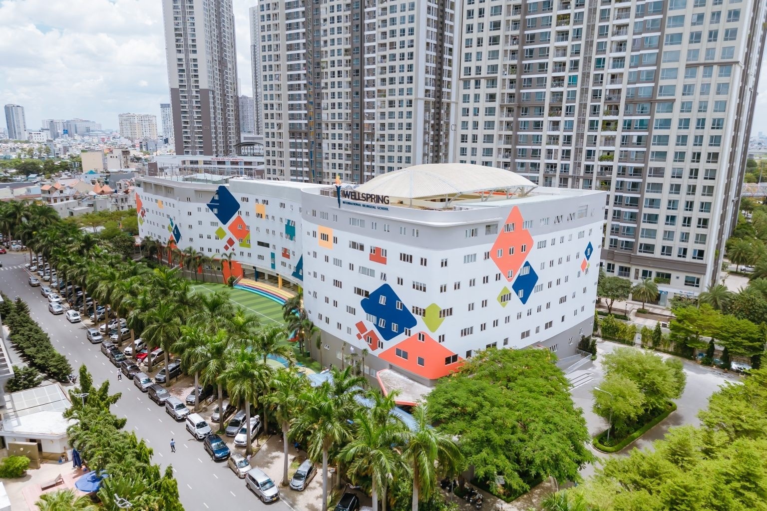 Truong Wellspring Saigon mo co so moi tren mat bang cua Saigon Pearl hinh anh