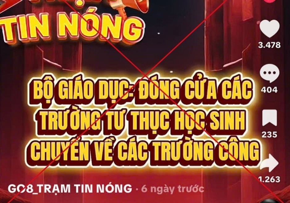 Bo GD&DT bac tin dong cua, giai tan truong tu hinh anh