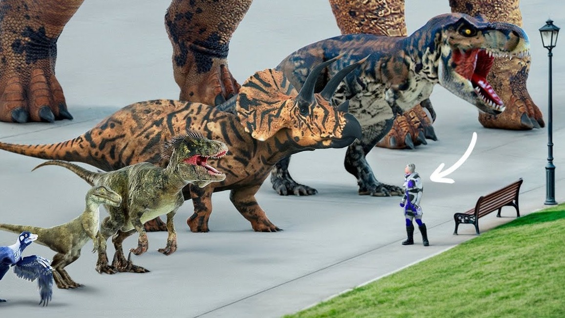 Se ra sao neu con nguoi to lon nhu loai khung long bao chua? hinh anh