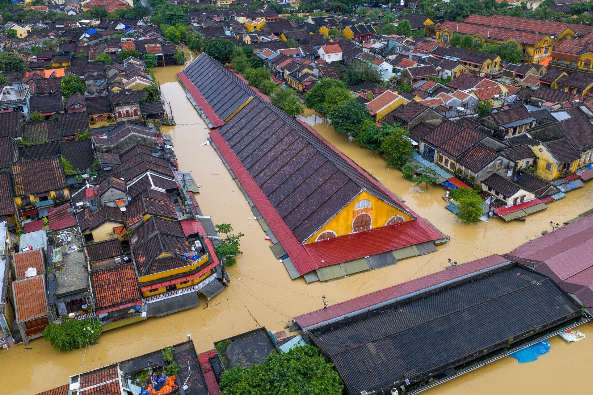 Truong dai hoc ho tro tien mat cho sinh vien vung lu o Hue, Da Nang hinh anh
