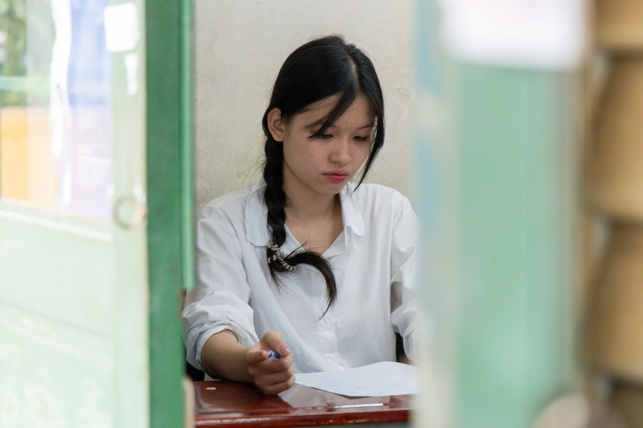 Hoc sinh TP.HCM tap duot thi tot nghiep THPT som hinh anh