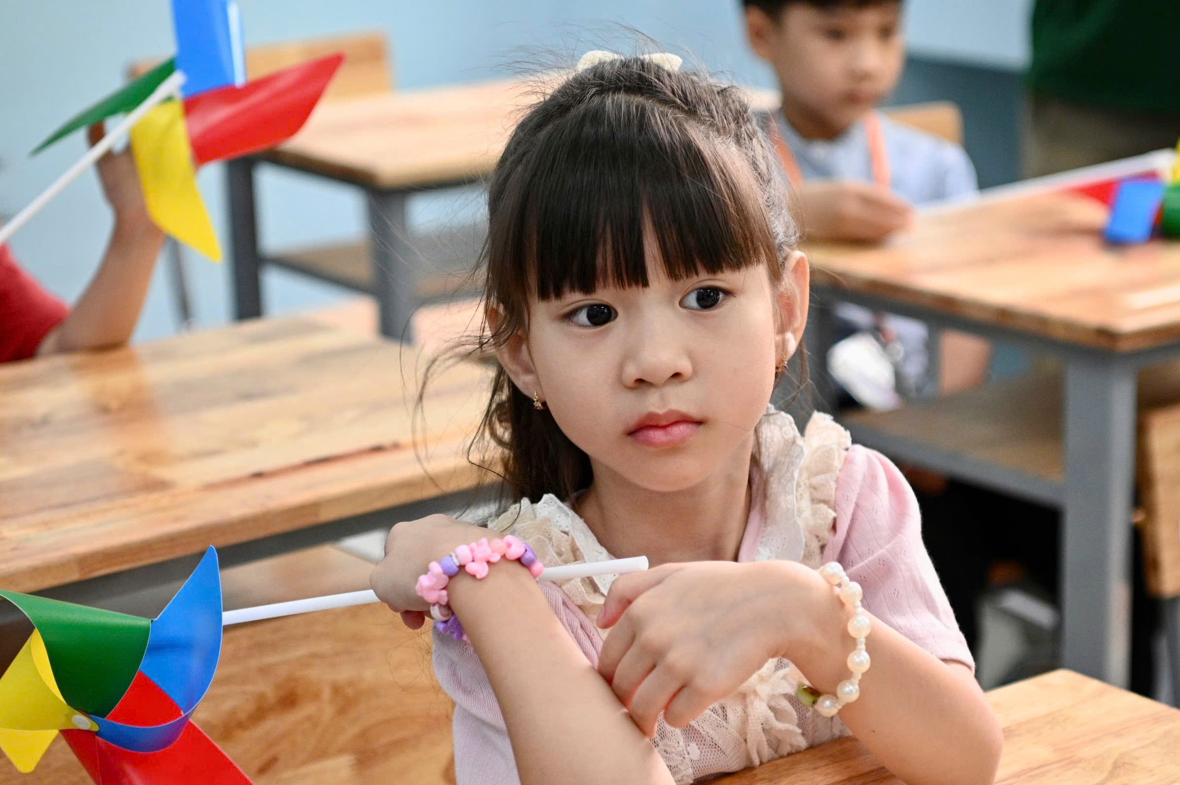 UBND cũ tại TP.HCM thành trường học đón trẻ lớp 1 tựu trường