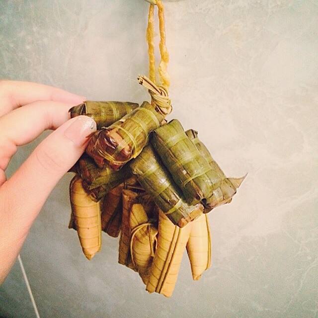 Bánh chưng, bánh tét tí hon dịp Tết ảnh 9 Banh chung, banh tet ti hon dip Tet anh 9