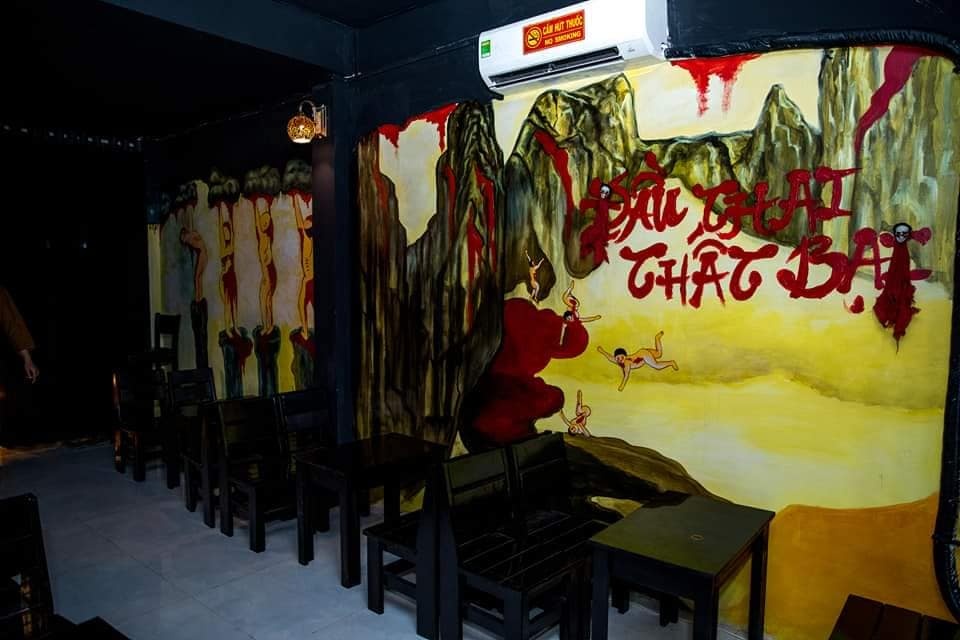 Quán cafe âm phủ mới mở tại TP.HCM ảnh 8 Quan cafe am phu moi mo tai TP.HCM anh 8