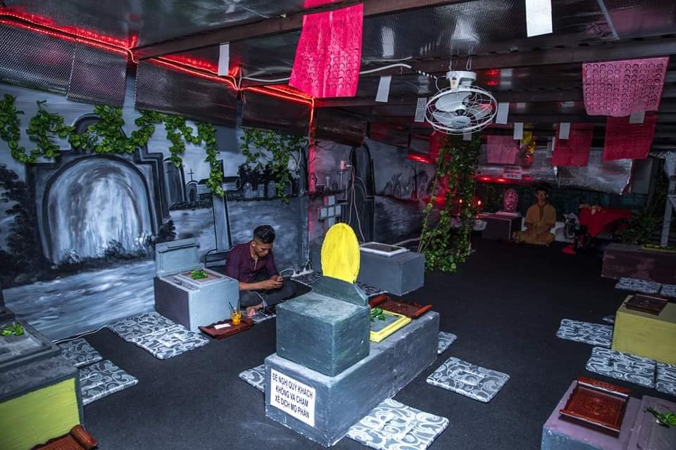 Quán cafe âm phủ mới mở tại TP.HCM ảnh 1 Quan cafe am phu moi mo tai TP.HCM anh 1