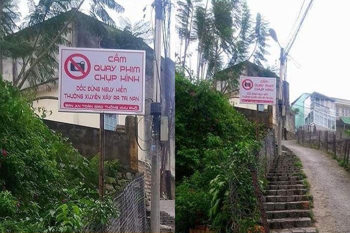 Dốc Nhà Bò cấm du khách chụp ảnh  ảnh 1 Doc Nha Bo cam du khach chup anh anh 1