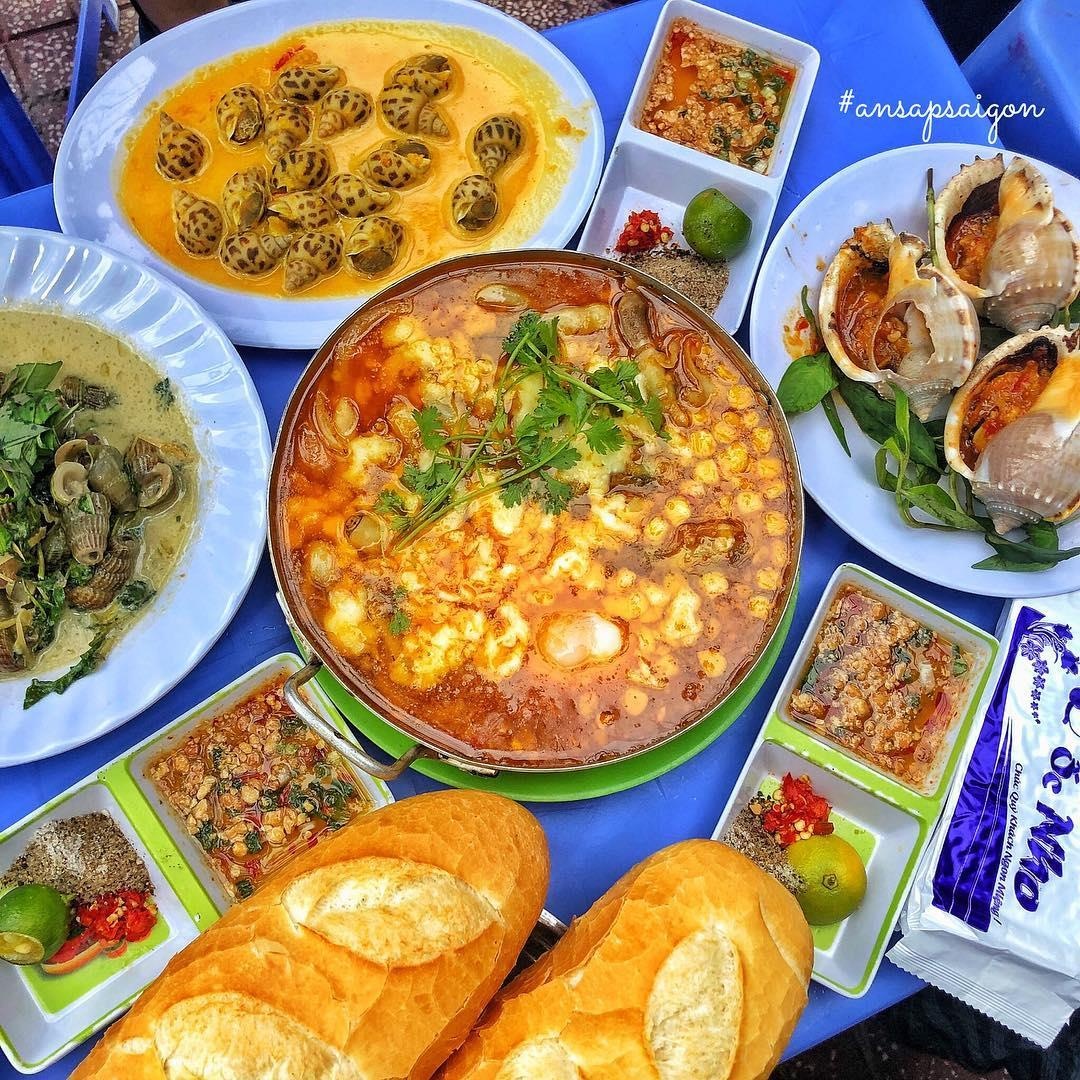 Những quán ốc ngon ở TP.HCM ảnh 1 Nhung quan oc ngon o TP.HCM anh 1