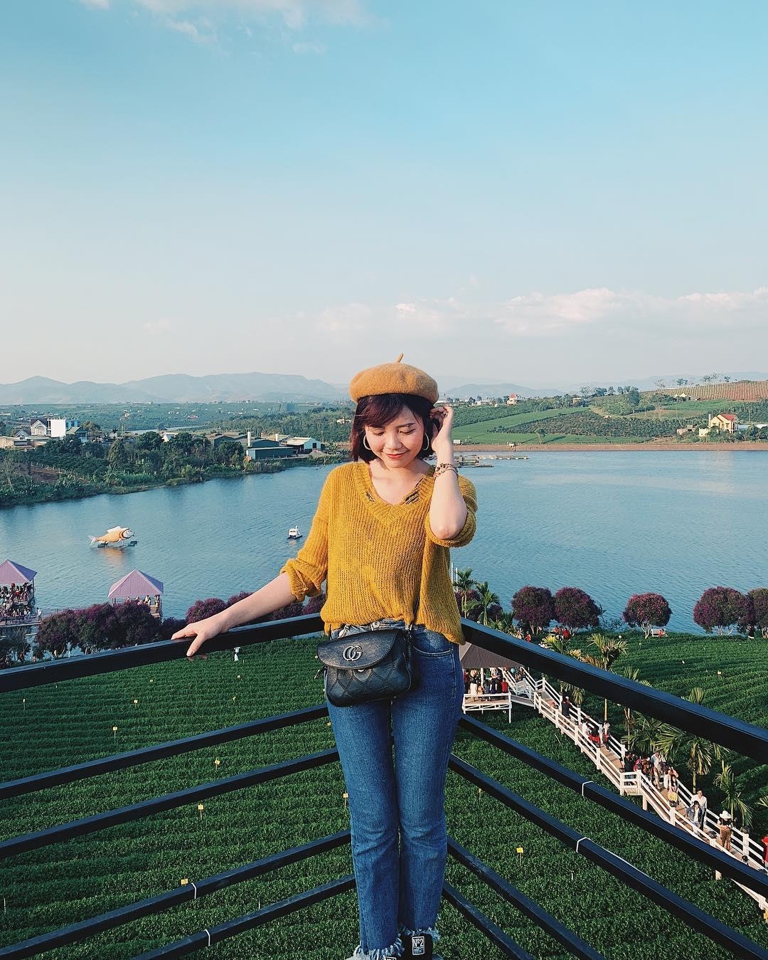 Lâm Đồng xuất hiện 'ốc đảo chè' xanh rì tuyệt đẹp  ảnh 4 Lam Dong xuat hien 'oc dao che' xanh ri tuyet dep anh 4