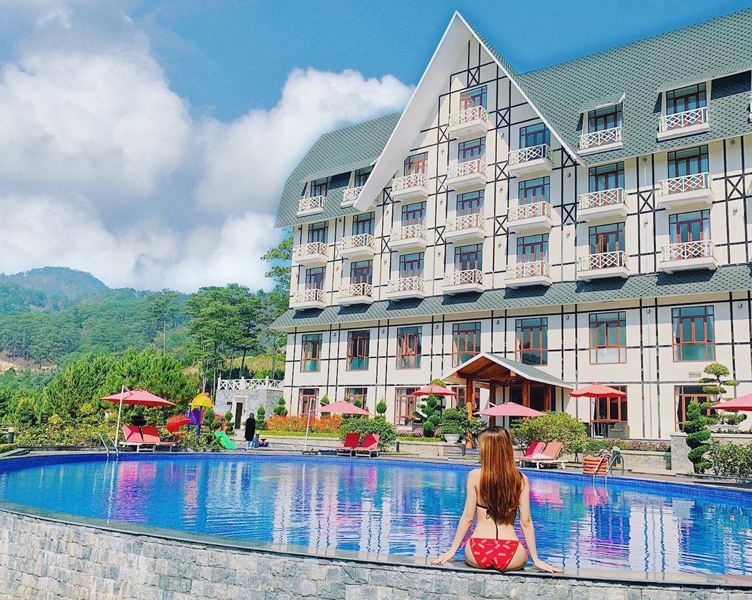 Những nơi lưu trú có hồ bơi xịn sò ở Đà Lạt  ảnh 18 Nhung noi luu tru co ho boi xin so o Da Lat anh 18