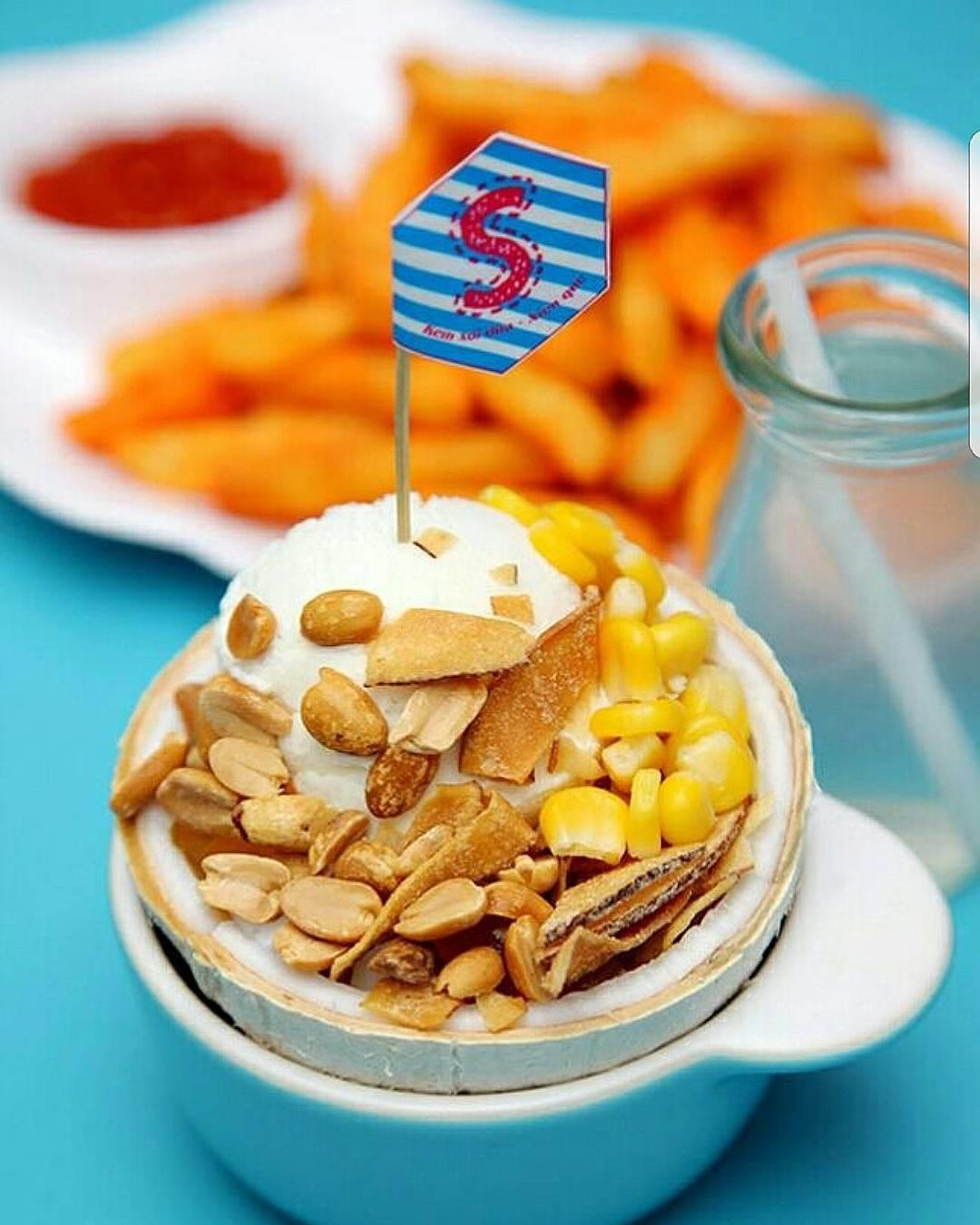 Những quán kem xôi dừa ngon ở TP.HCM ảnh 10 Nhung quan kem xoi dua ngon o TP.HCM anh 10