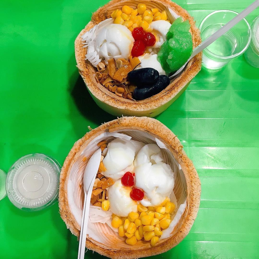 Những quán kem xôi dừa ngon ở TP.HCM ảnh 8 Nhung quan kem xoi dua ngon o TP.HCM anh 8