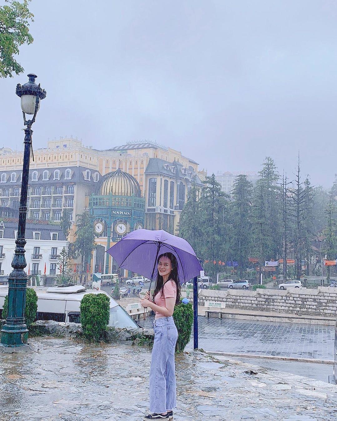 Giới trẻ khoe ảnh ở Sa Pa dù trời mưa gió ảnh 4 Gioi tre khoe anh o Sa Pa du troi mua gio anh 4