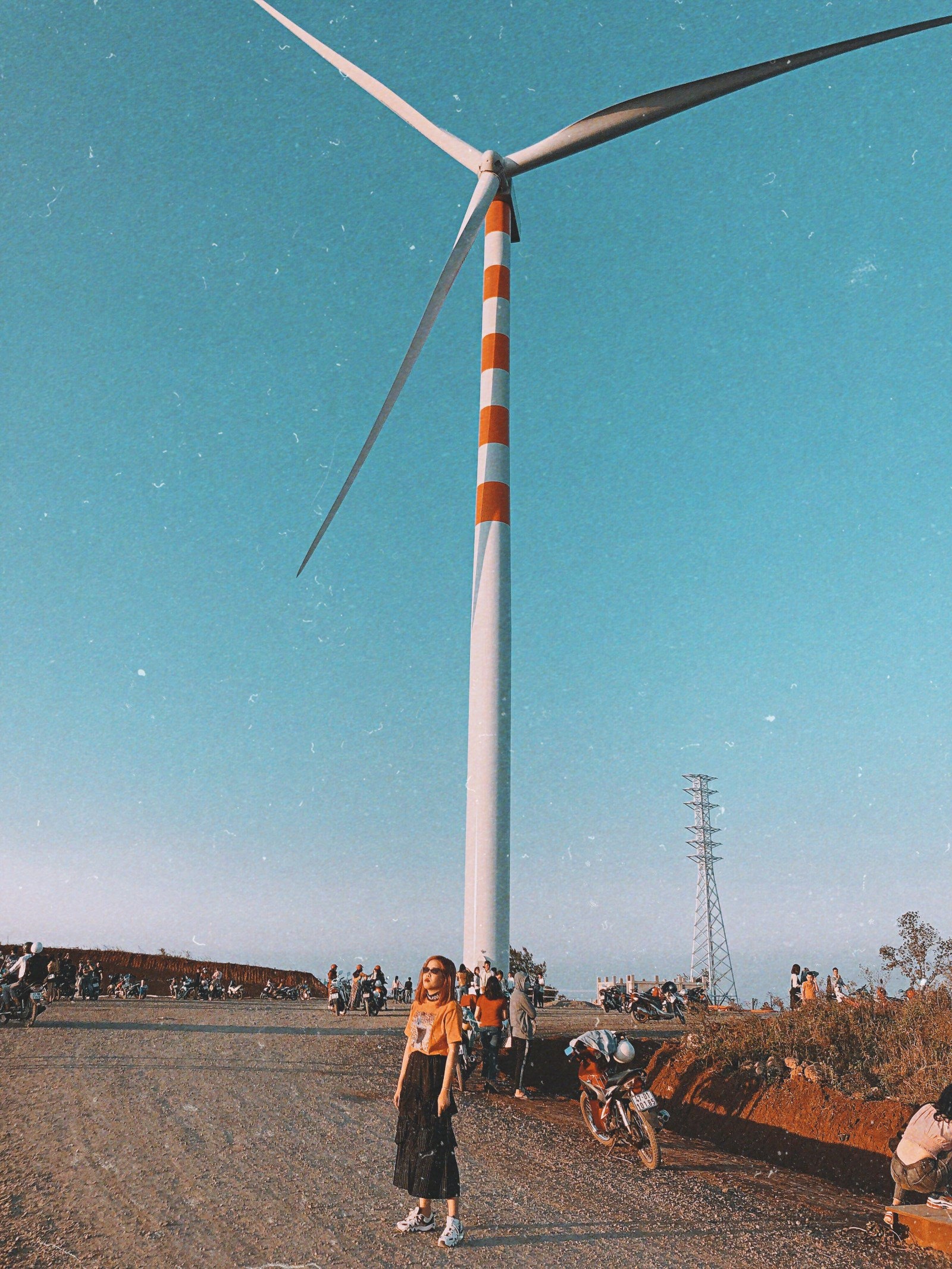 Canh dong quat gio o  Dak Lak  thu hut hoi song ao check-in anh 3