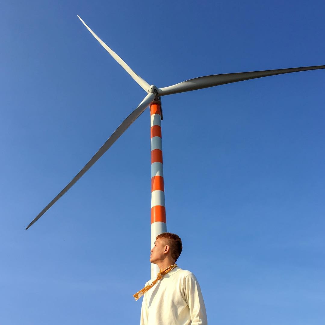 Canh dong quat gio o  Dak Lak  thu hut hoi song ao check-in anh 6