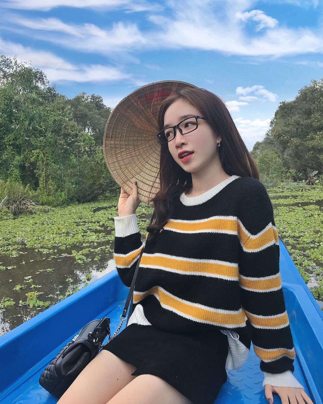 Bến tàu rừng tràm Trà Sư thu hút giới trẻ check-in ảnh 7 Ben tau rung tram Tra Su thu hut gioi tre check-in anh 7