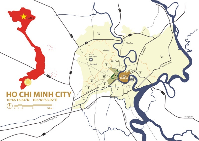 Thu Thiem,  quy hoach Thu Thiem, dien mao Thu Thiem anh 1