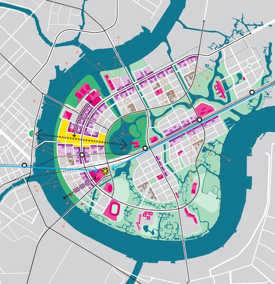 Thu Thiem,  quy hoach Thu Thiem, dien mao Thu Thiem anh 12