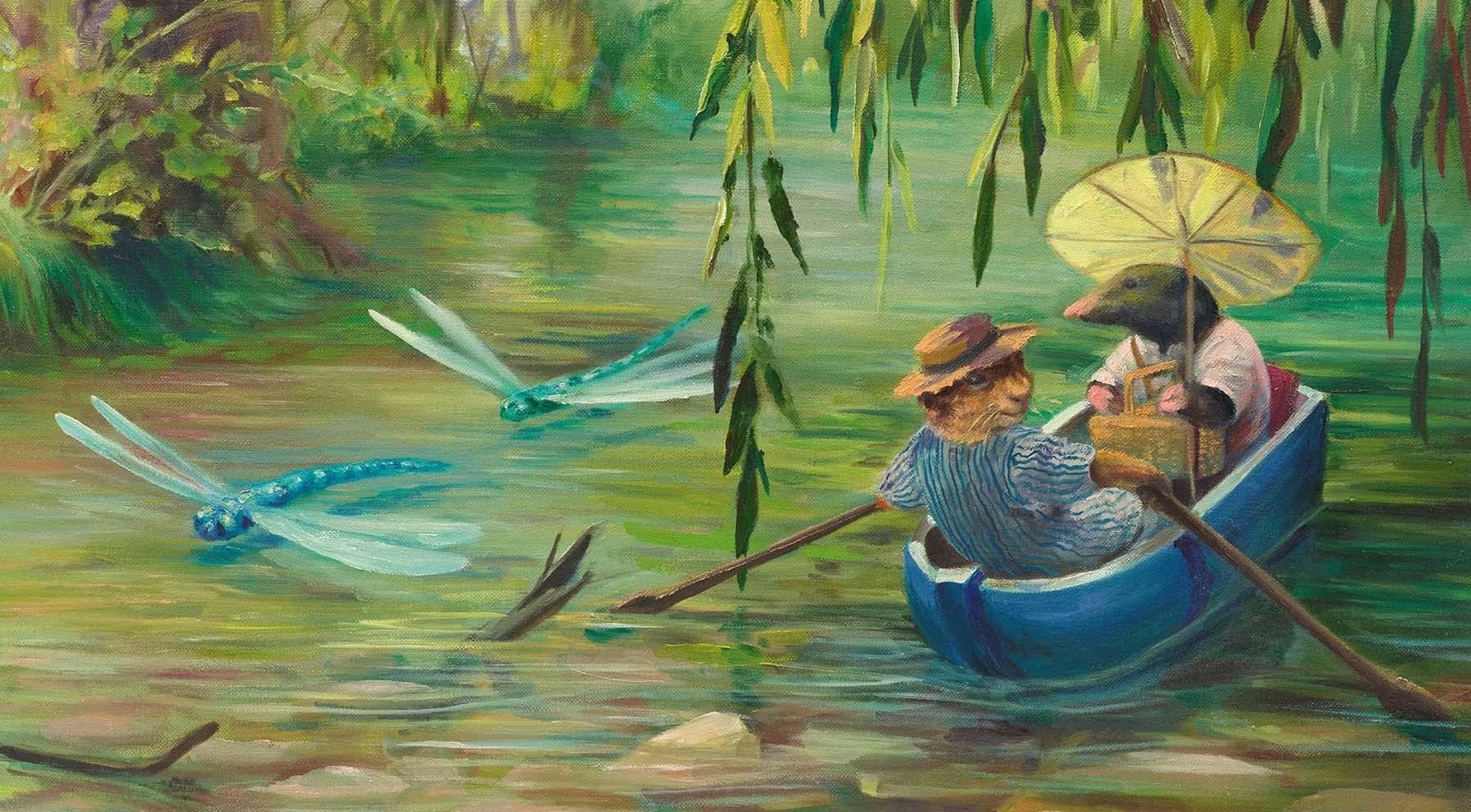 Kenneth Grahame -  ngon gio thoi mai trong rang lieu hinh anh