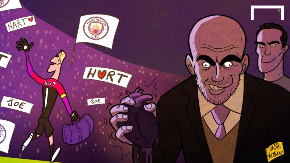 Biem hoa Pep Guardiola va ngay tan cua Joe Hart hinh anh