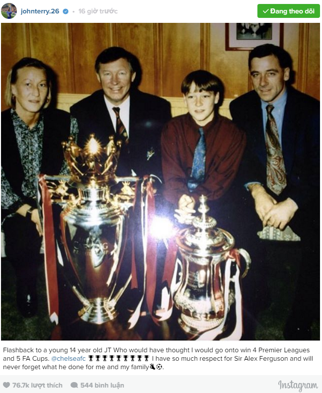 terry là fan MU ảnh 1 terry la fan MU anh 1