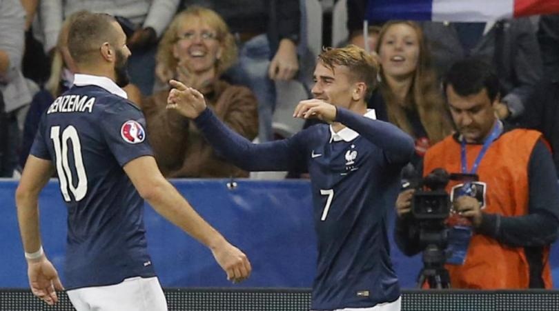 Griezmann không ghét Benzema ảnh 1 Griezmann khong ghet Benzema anh 1