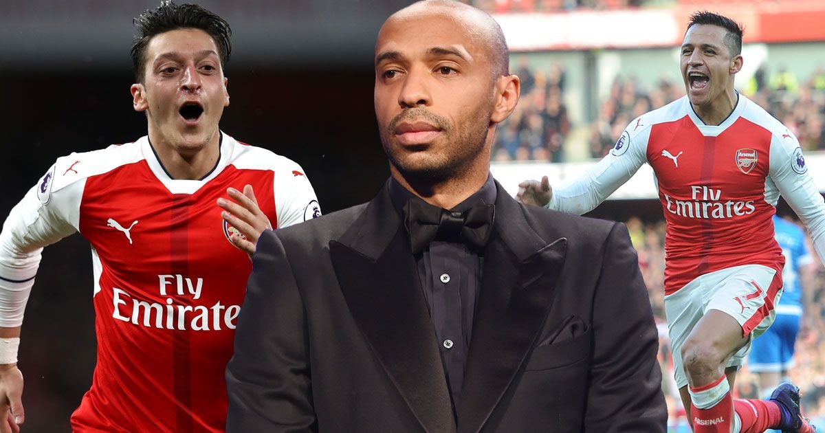 Henry muon Oezil o lai Arsenal va tro thanh huyen thoai hinh anh