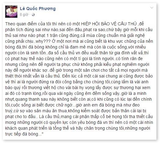 Án phạt Minh Nhựt CLB Long An ảnh 2 An phat Minh Nhut CLB Long An anh 2