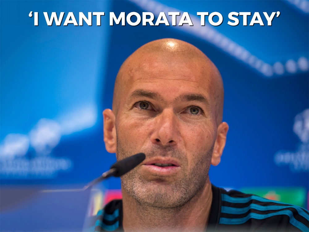 Real gap khung hoang mini, Zidane lai nho Morata hinh anh