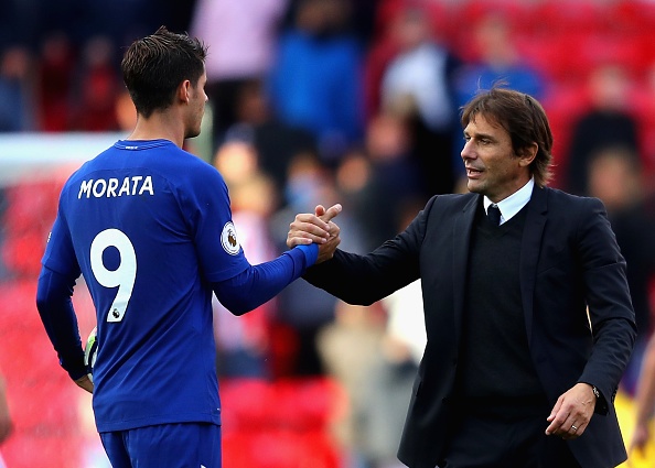 Conte phan khich voi hat-trick cua Alvaro Morata hinh anh
