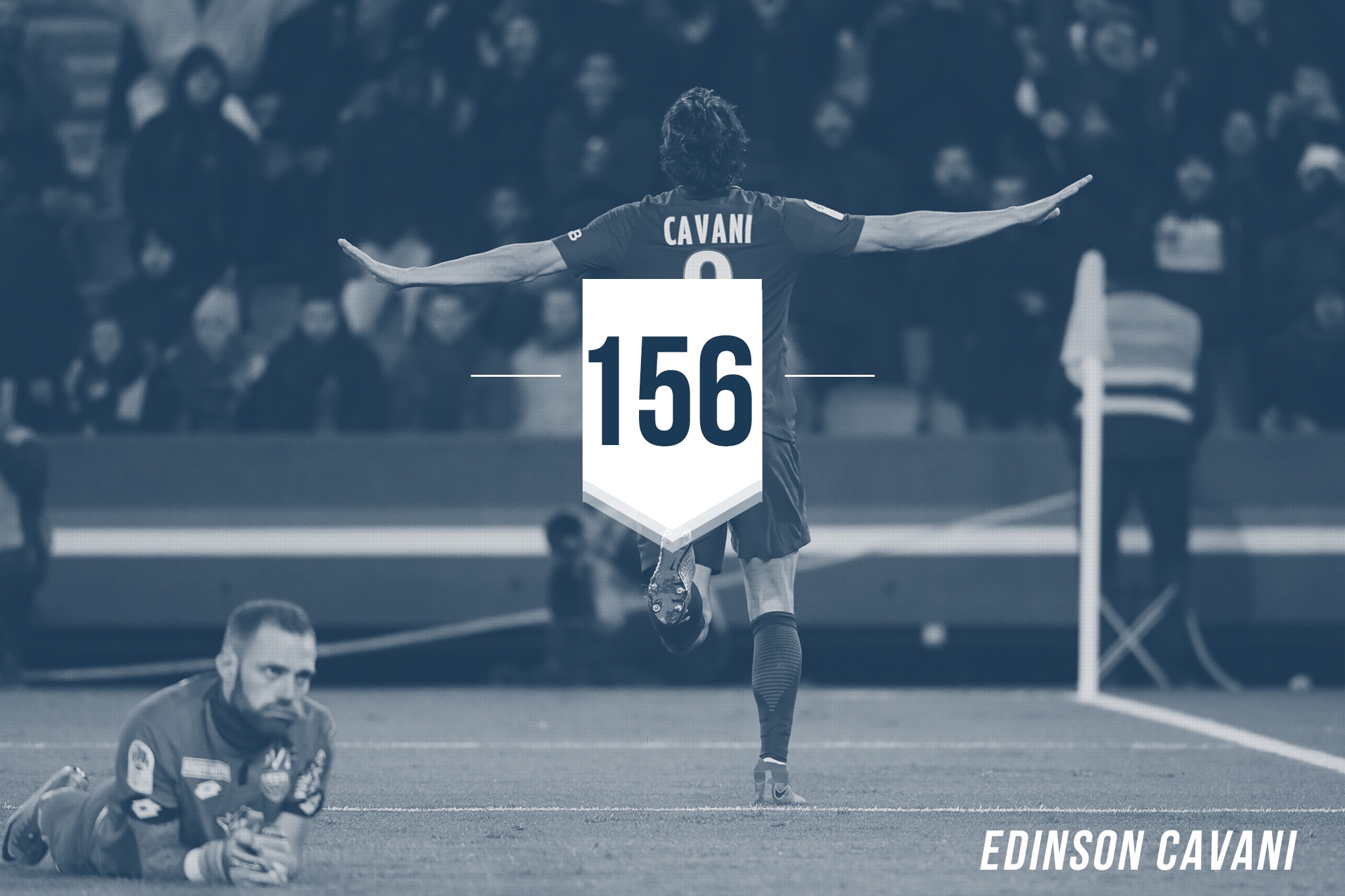 Edinson Cavani qua nhung con so anh 13