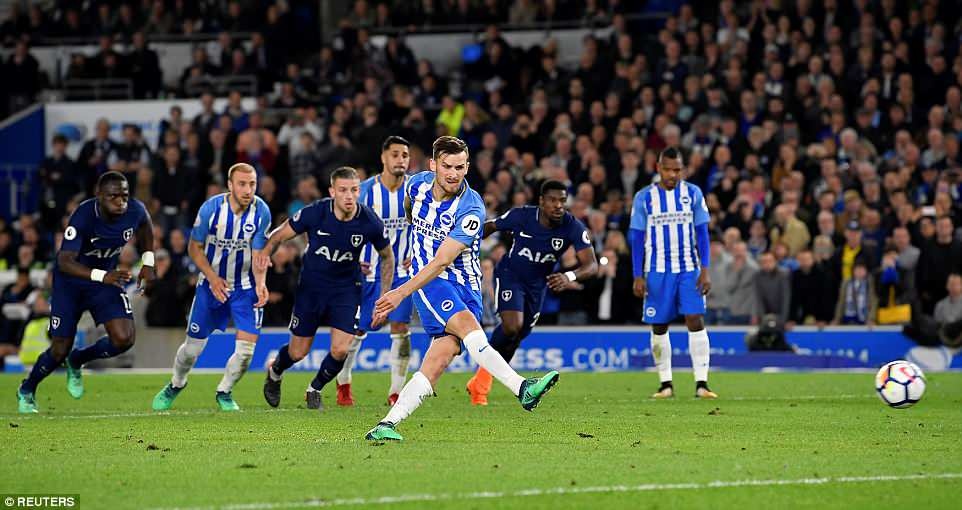 Harry Kane ghi ban trong ngay Tottenham hoa bac nhuoc Brighton anh 5