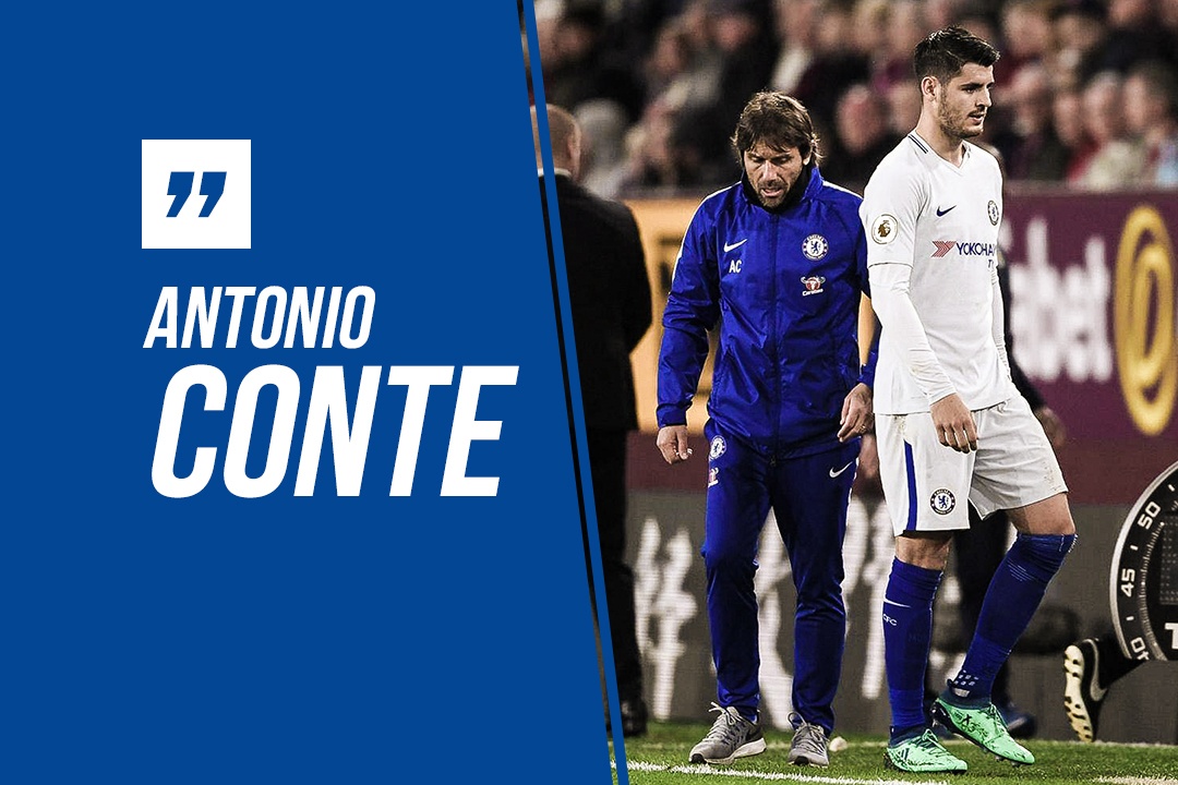 HLV Conte giai thich ly do Morata noi cau khi bi rut ra hinh anh