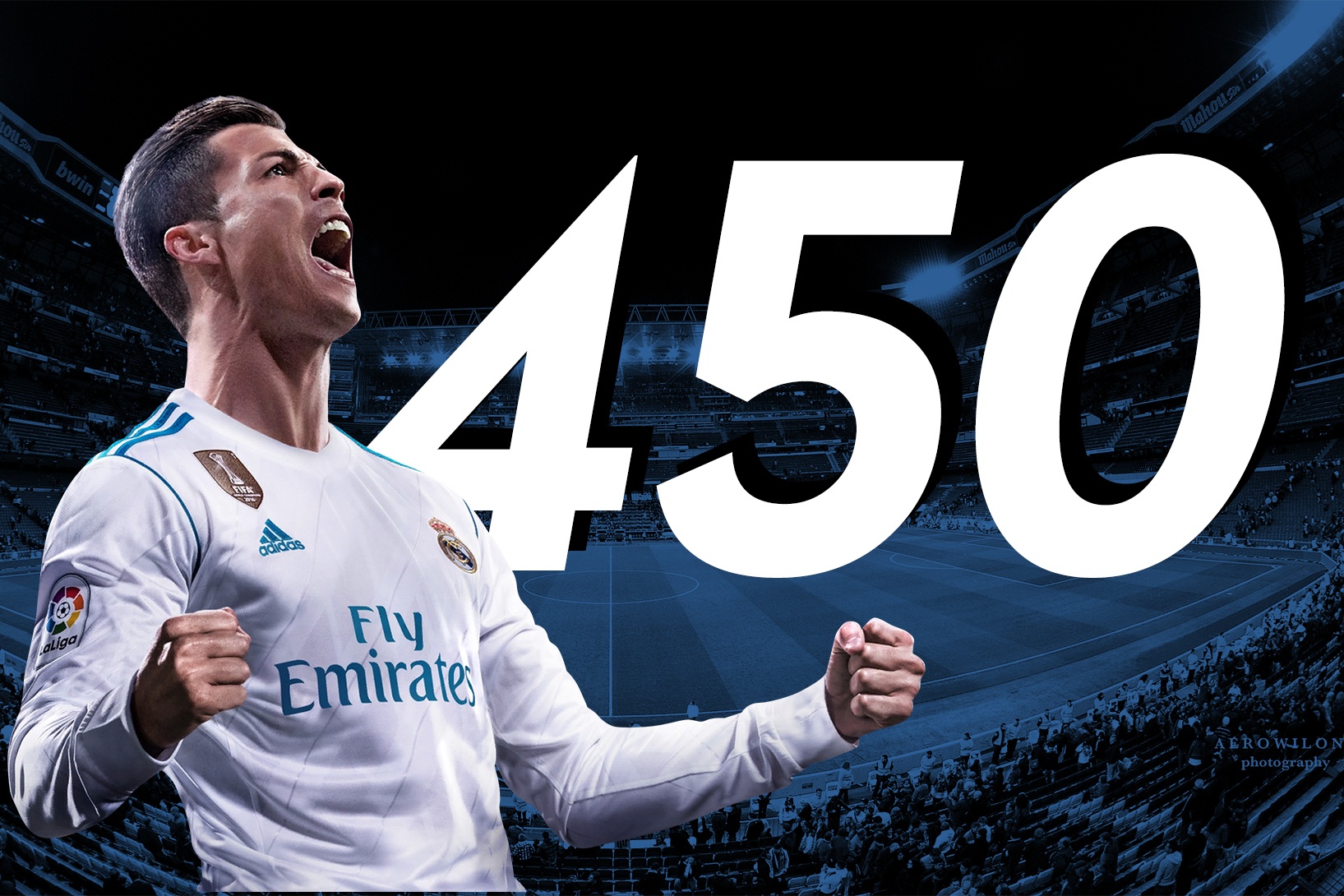 Pha luoi Barca, Ronaldo cham moc 450 ban cho Real Madrid hinh anh