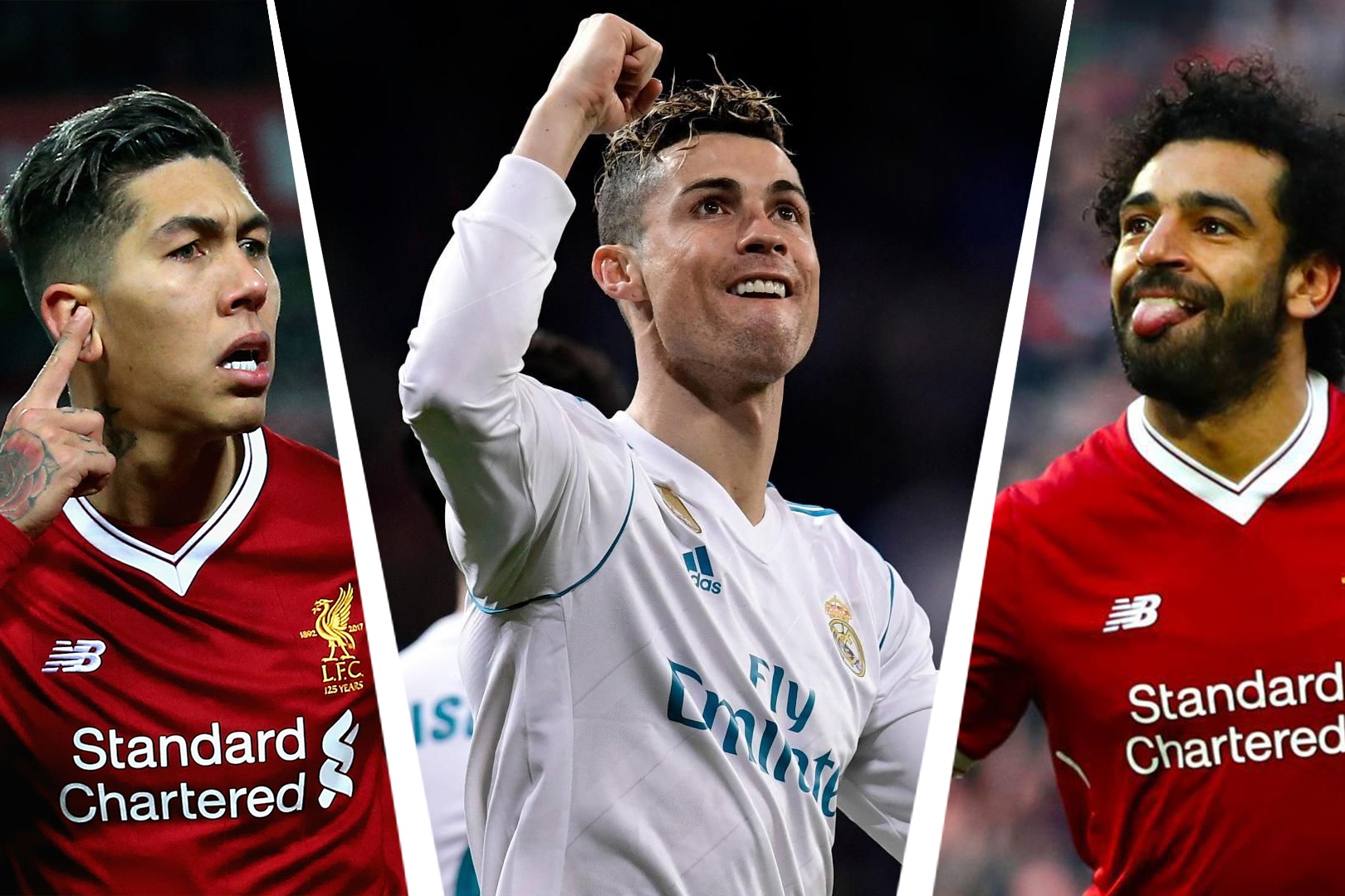Ronaldo, Salah linh xuong hang cong doi hinh ket hop Real - Liverpool hinh anh