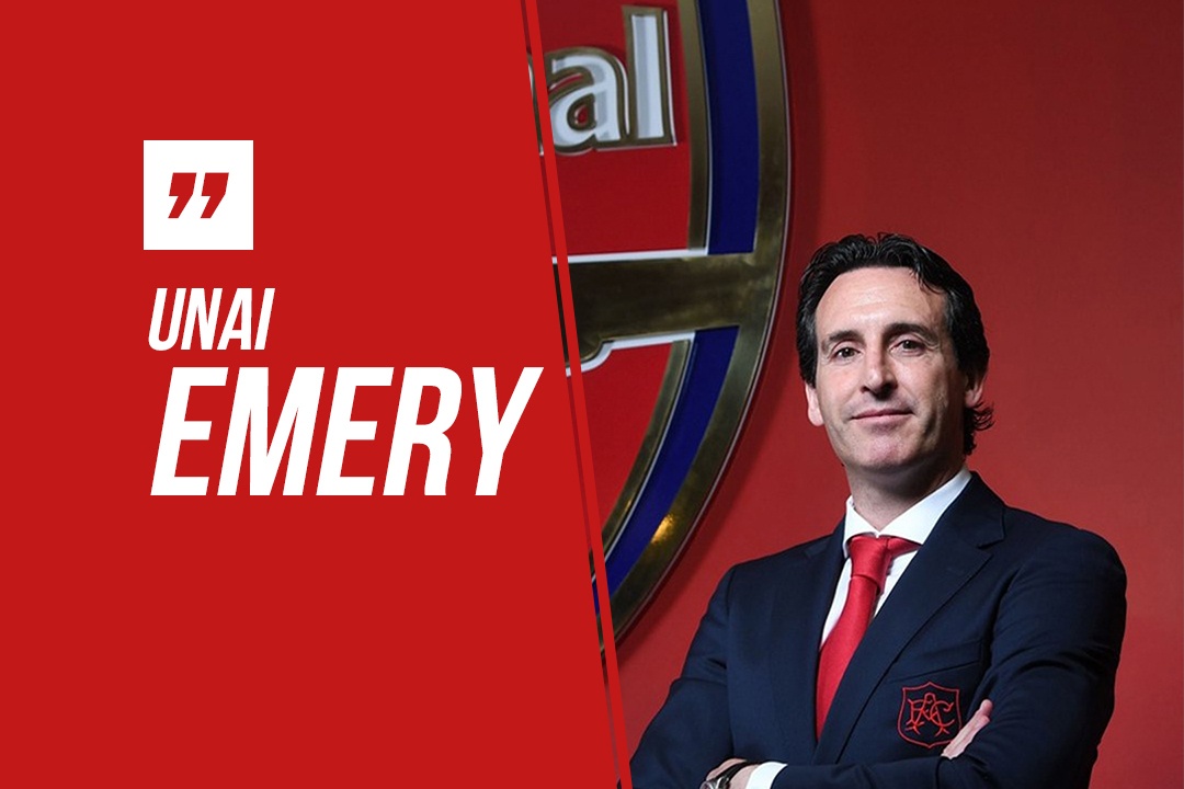 HLV Emery ‘bap be’ noi tieng Anh de tri an Wenger hinh anh