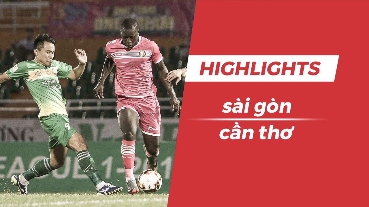 Highlights CLB Sai Gon - CLB Can Tho: Xuat hien ban thang tu giua san hinh anh