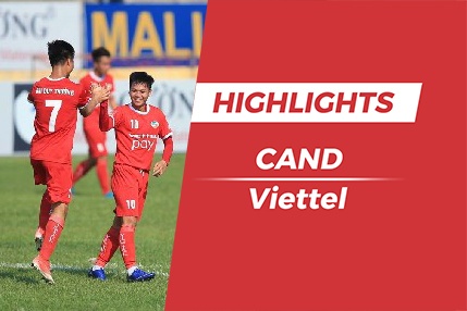 Highlights tran dau CAND thua Viettel 0-4 hinh anh