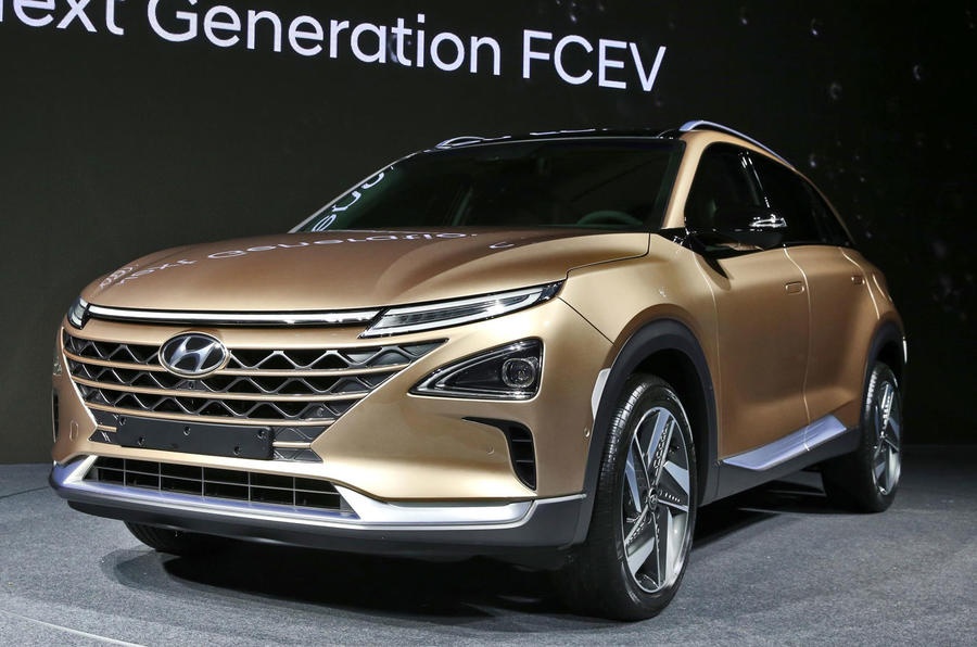 Hyundai ra mắt mẫu SUV chạy điện hoàn toàn mới ảnh 1 Hyundai ra mat mau SUV chay dien hoan toan moi anh 1