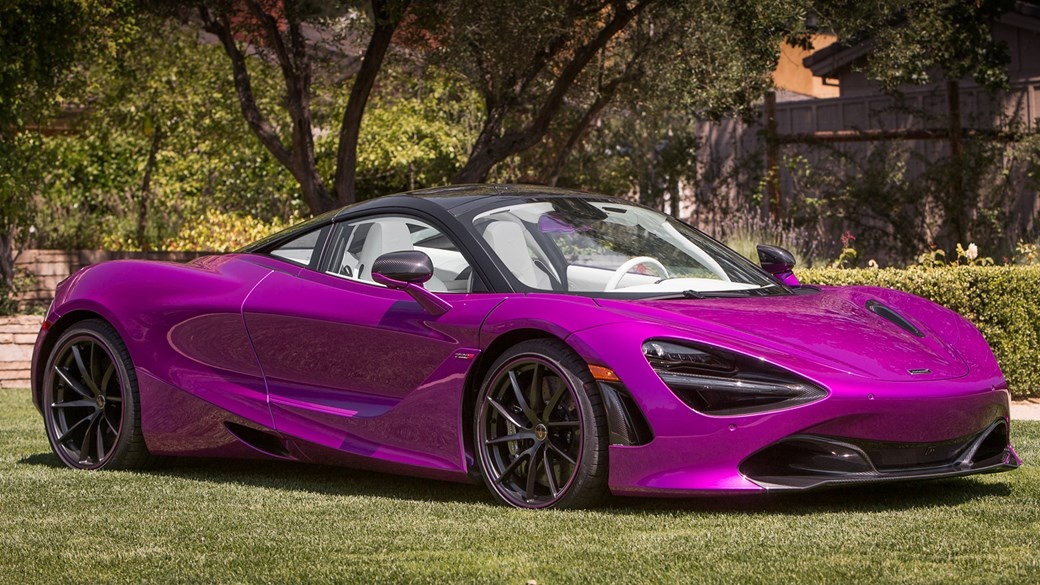 McLaren 720S màu tím của doanh nhân Mỹ  ảnh 1 McLaren 720S mau tim cua doanh nhan My anh 1