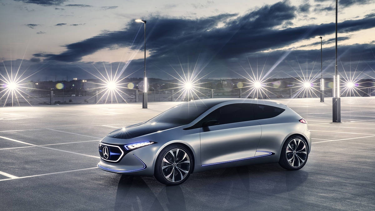 Hinh anh xe dien Mercedes EQA: xu huong thiet ke tu tuong lai anh 3