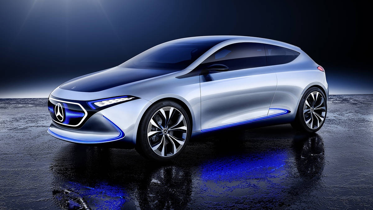 Xe dien Mercedes EQA: Xu huong thiet ke tu tuong lai hinh anh
