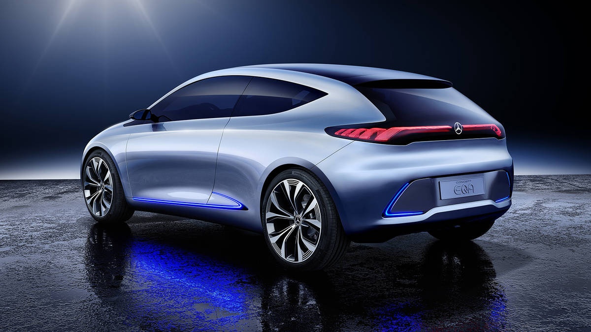 Hinh anh xe dien Mercedes EQA: xu huong thiet ke tu tuong lai anh 6